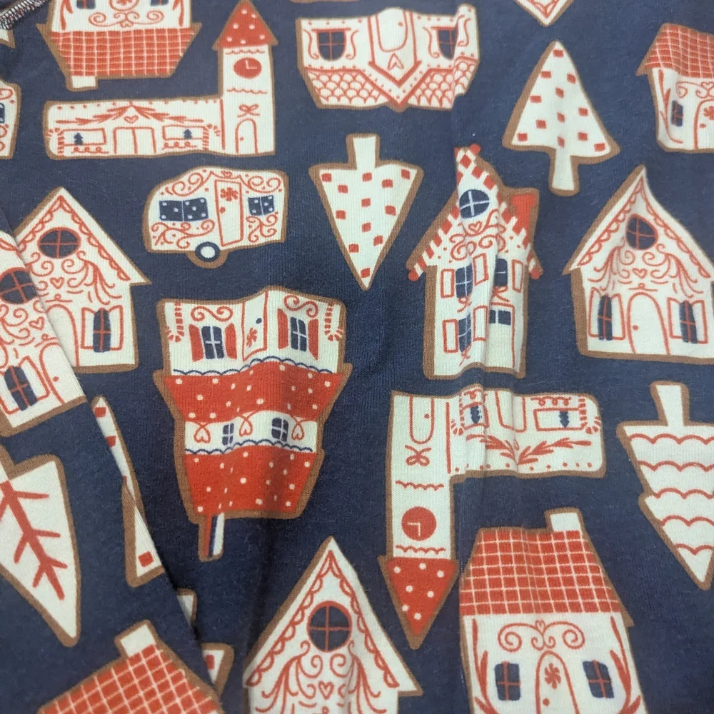 Hanna Andersson Gingerbread Houses Pajamas - Picture 2 of 3